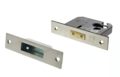 Polished Nickel 3" Euro Cylinder Mortice Deadlock | ALKDEADE3PN