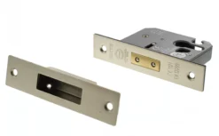 Satin Nickel 3" Euro Cylinder Mortice Deadlock | ALKDEADE3SN