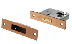 Urban Satin Copper 3" Euro Cylinder Mortice Deadlock | ALKDEADE3USC