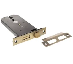 Matt Antique Brass Atlantic Horizontal Bathroom Lock (6 Inch)  - ALKHZBMAB