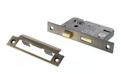 Antique Brass 63mm (2.5") 3 Lever Standard Key Sashlock | ALKSASH3LK25AB