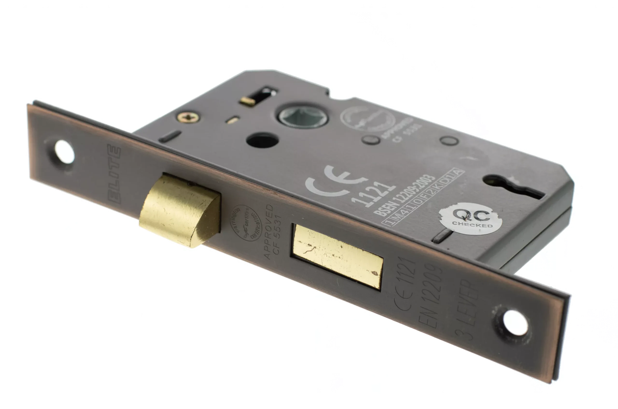 Antique Copper 63mm (2.5") 3 Lever Standard Key Sashlock | ALKSASH3LK25AC 4 Antique Copper 63mm (2.5") 3 Lever Standard Key Sashlock | ALKSASH3LK25AC - Image 2