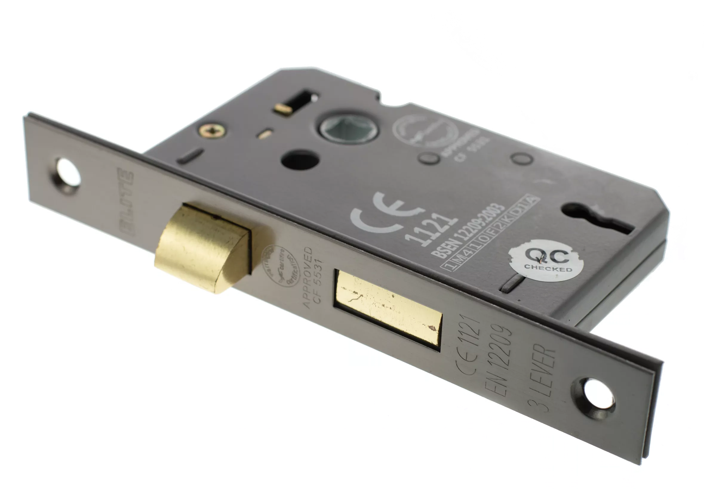 Black Nickel 63mm (2.5") 3 Lever Standard Key Sashlock | ALKSASH3LK25BN 3 Black Nickel 63mm (2.5") 3 Lever Standard Key Sashlock | ALKSASH3LK25BN