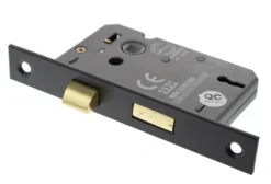 Matt Black 63mm (2.5") 3 Lever Standard Key Sashlock | ALKSASH3LK25MB