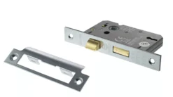 Satin Chrome 63mm (2.5") 3 Lever Standard Key Sashlock | ALKSASH3LK25SC