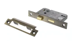 Antique Brass 3" 3 Lever Standard Key Mortice Sashlock | ALKSASH3LK3AB