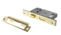 Satin Brass 3" 3 Lever Standard Key Mortice Sashlock | ALKSASH3LK3SB