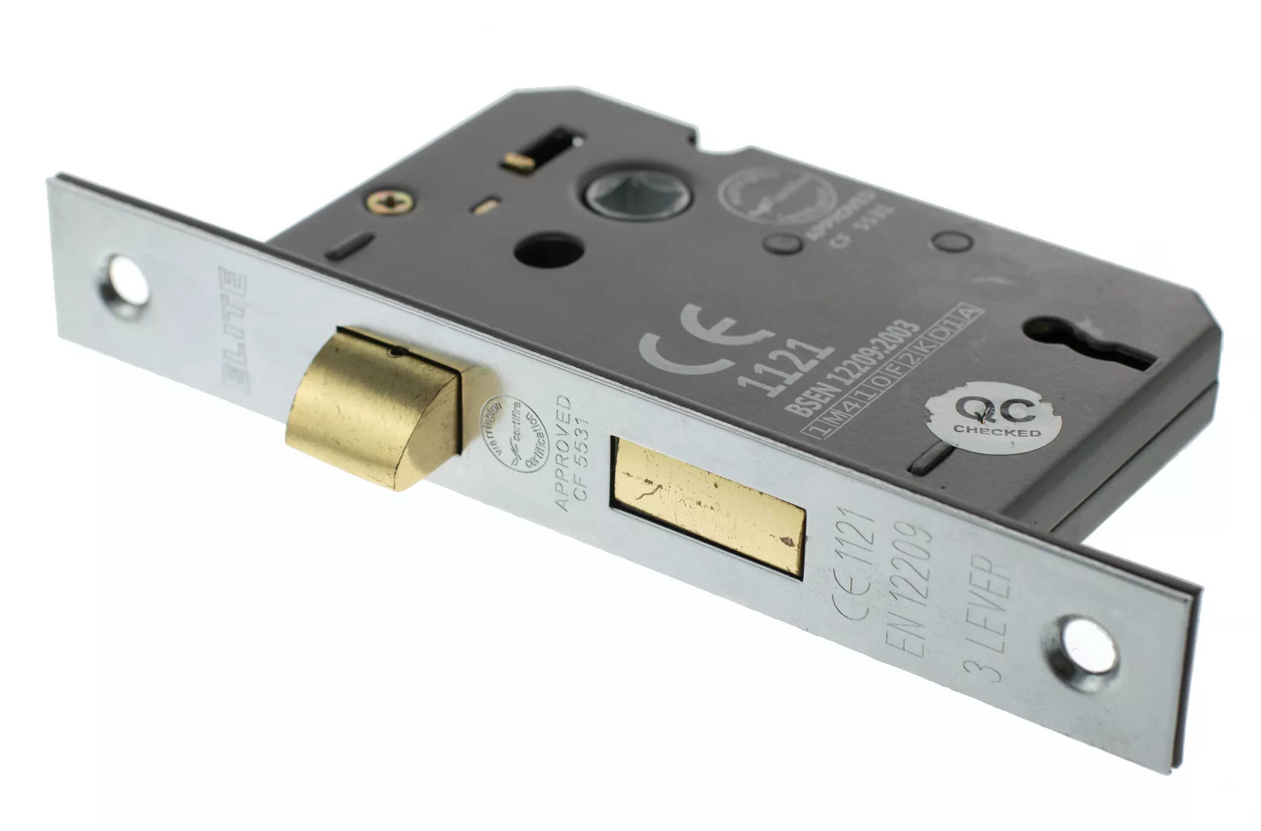 Satin Chrome 3" 3 Lever Standard Key Mortice Sashlock | ALKSASH3LK3SC 4 Satin Chrome 3" 3 Lever Standard Key Mortice Sashlock | ALKSASH3LK3SC - Image 2