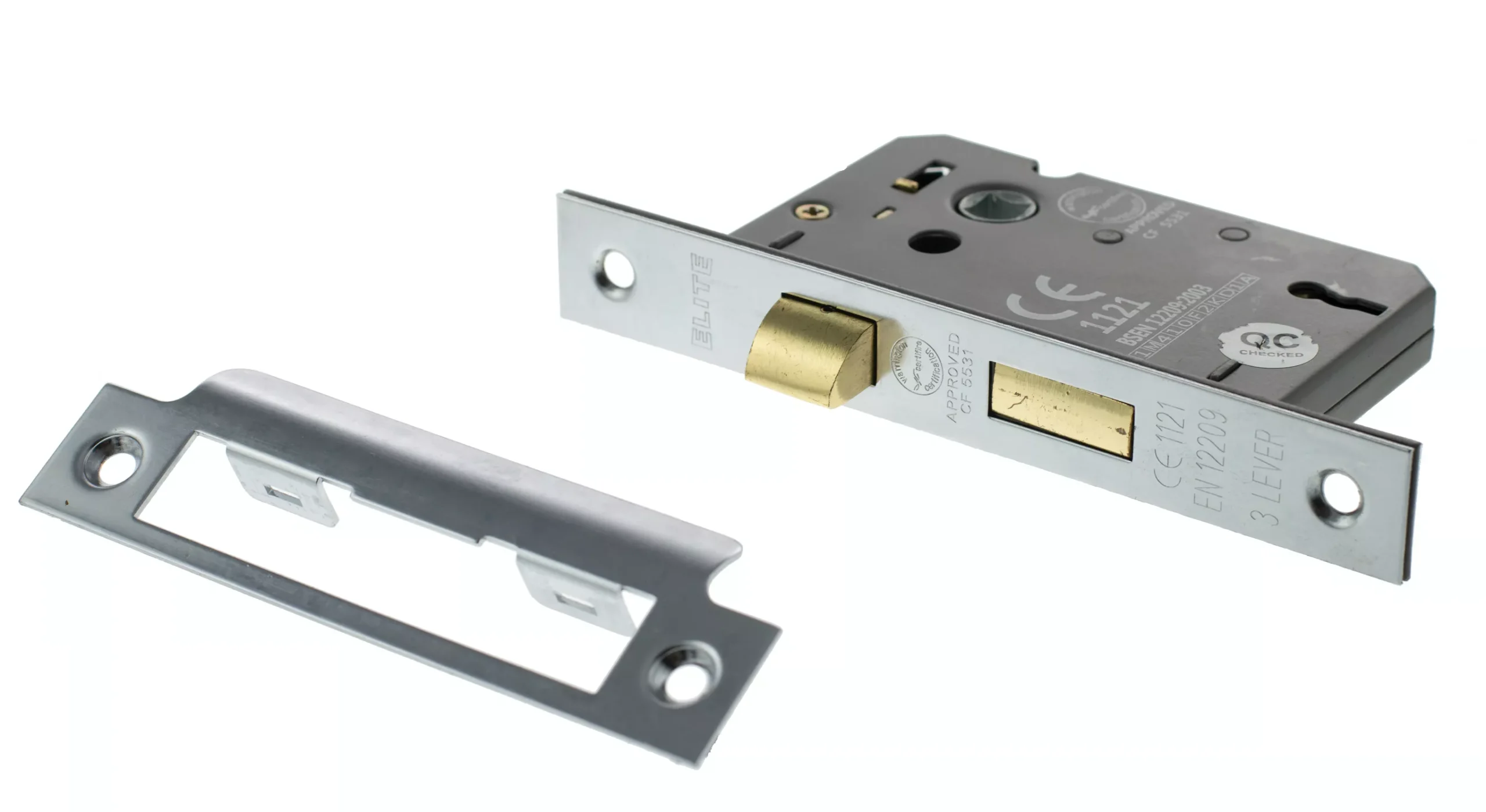 Satin Chrome 3" 3 Lever Standard Key Mortice Sashlock | ALKSASH3LK3SC 3 Satin Chrome 3" 3 Lever Standard Key Mortice Sashlock | ALKSASH3LK3SC