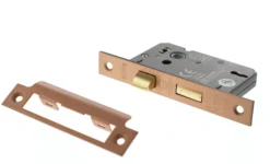 Urban Satin Copper 3" 3 Lever Standard Key Mortice Sashlock | ALKSASH3LK3USC