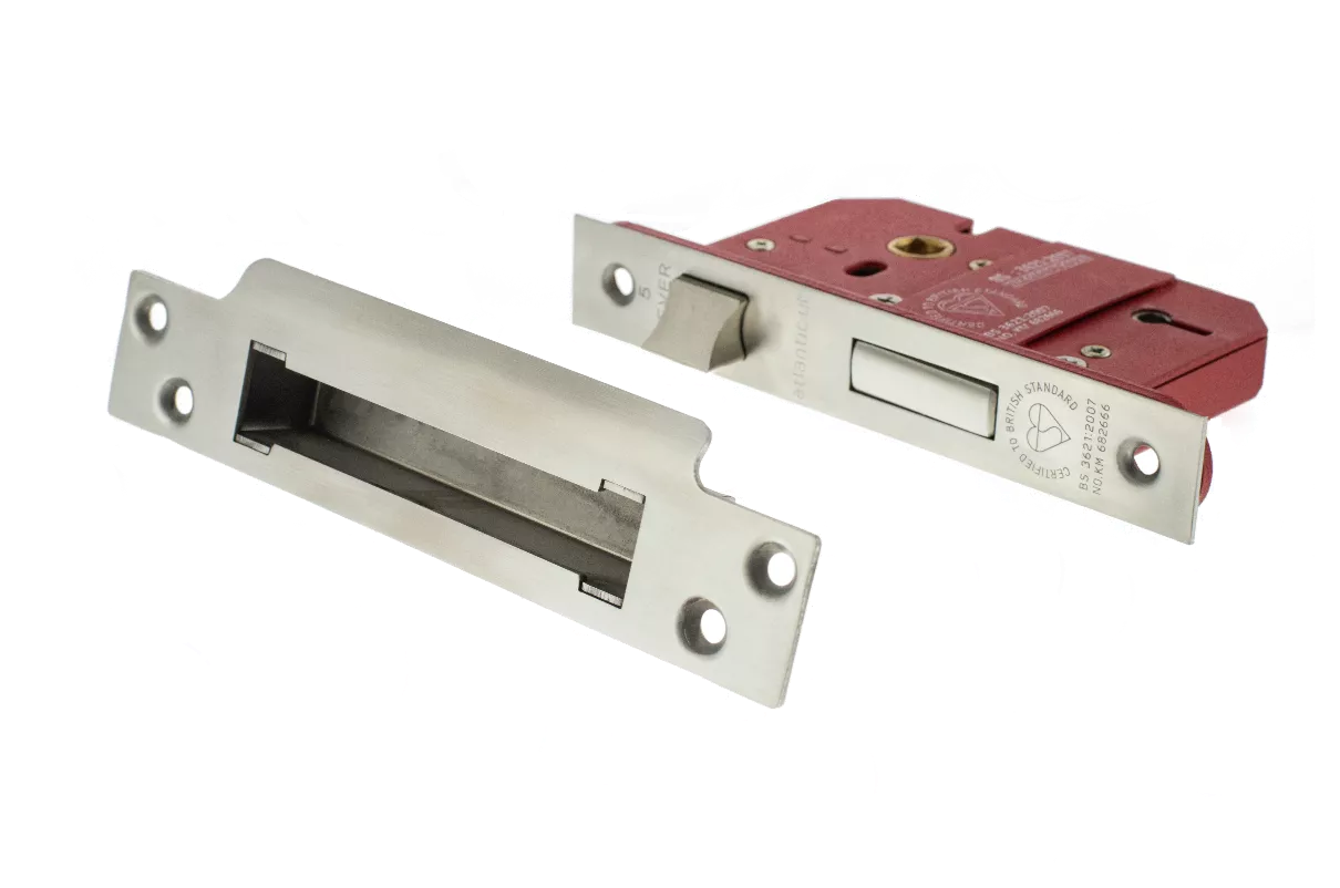 Matt Black 76mm (3") British Standard 5 Lever Key Sashlock | ALKSASH5LK3MB 4 Matt Black 76mm (3") British Standard 5 Lever Key Sashlock | ALKSASH5LK3MB - Image 2