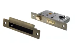 Matt Antique Brass 2.5" Euro Cylinder Mortice Sashlock | ALKSASHE25MAB