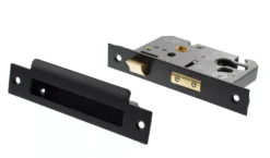 Matt Black 2.5" Euro Cylinder Mortice Sashlock | ALKSASHE25MB