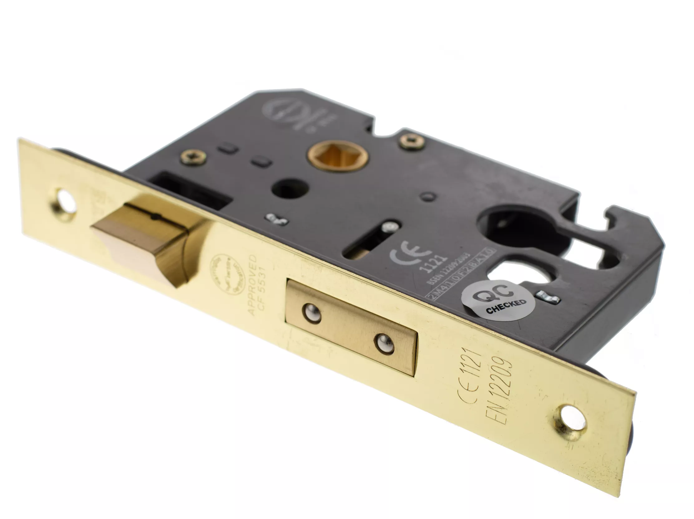 Polished Brass 2.5" Euro Cylinder Mortice Sashlock | ALKSASHE25PB 3 Polished Brass 2.5" Euro Cylinder Mortice Sashlock | ALKSASHE25PB