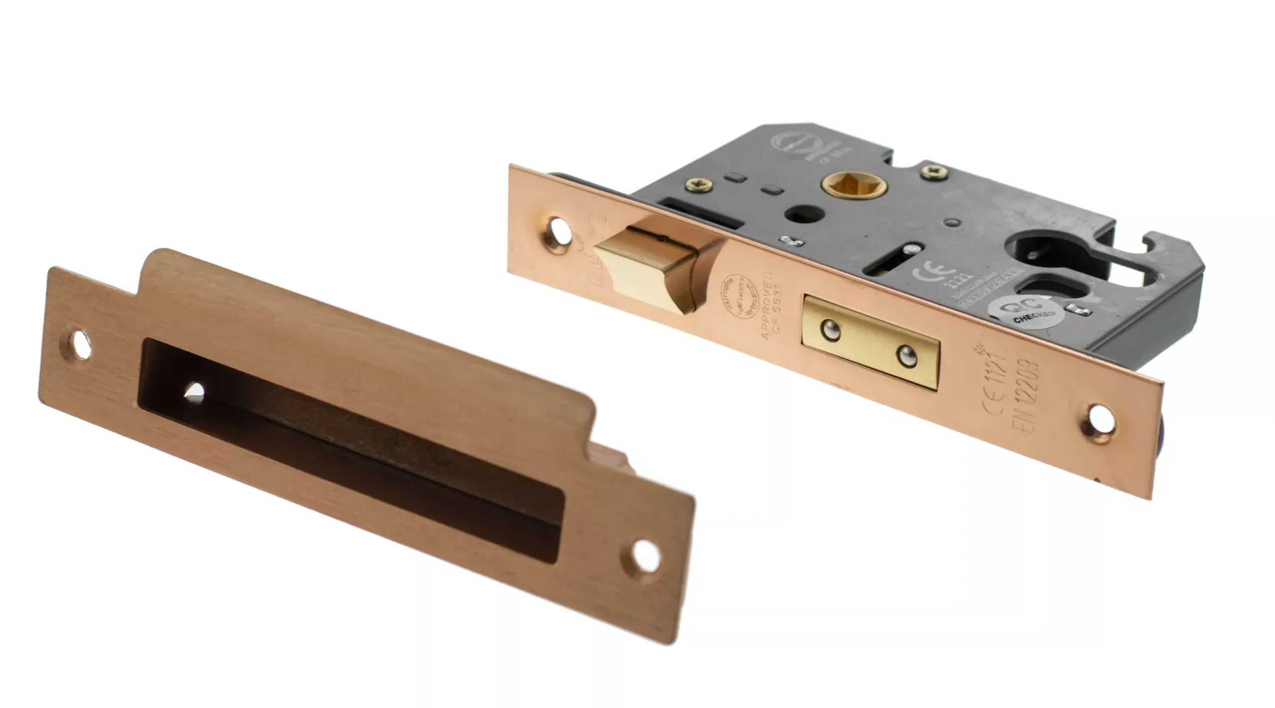 Urban Satin Copper 2.5" Euro Cylinder Mortice Sashlock | ALKSASHE25USC 4 Urban Satin Copper 2.5" Euro Cylinder Mortice Sashlock | ALKSASHE25USC - Image 2