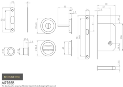 CARLISLE Manital Matt Black Sliding Door Locking Kit | ART55BMB -Ironmongery Experts Shop art55b 1.png.mst