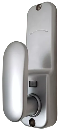 Borg 2702 Satin Chrome Digital Lock With Key Override, Paddle Handle & Holdback Option -Ironmongery Experts Shop bl2200 inside handle 471x1024 2.png.mst