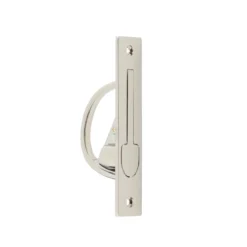Burlington 130x25mm Polished Nickel Flush Edge Handle | BUR280PN