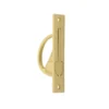 Burlington 130x25mm Satin Brass Flush Edge Handle | BUR280SB