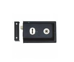 CARLISLE Black Japanned 152x102mm Contract Rim Lock