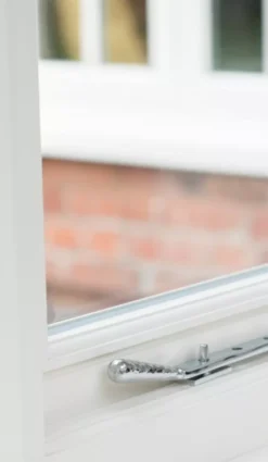 Anvil (8"") Polished Chrome Hammered Newbury Casement Window Stay | 46147 -Ironmongery Experts Shop cp hammered staye 2.png.mst