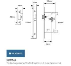 CARLISLE Satin Brass Easi T Architectural DIN Standard Latch | DLS0060LSB -Ironmongery Experts Shop dls0060l tech 1 1 1 1.png.mst