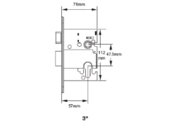 CARLISLE Set Satin Stainless Steel 76mm Easi T BS Euro Sashlock With Cylinder 13 CARLISLE Set Satin Stainless Steel 76mm Easi T BS Euro Sashlock With Cylinder -Ironmongery Experts Shop esb5030.jpg.mst