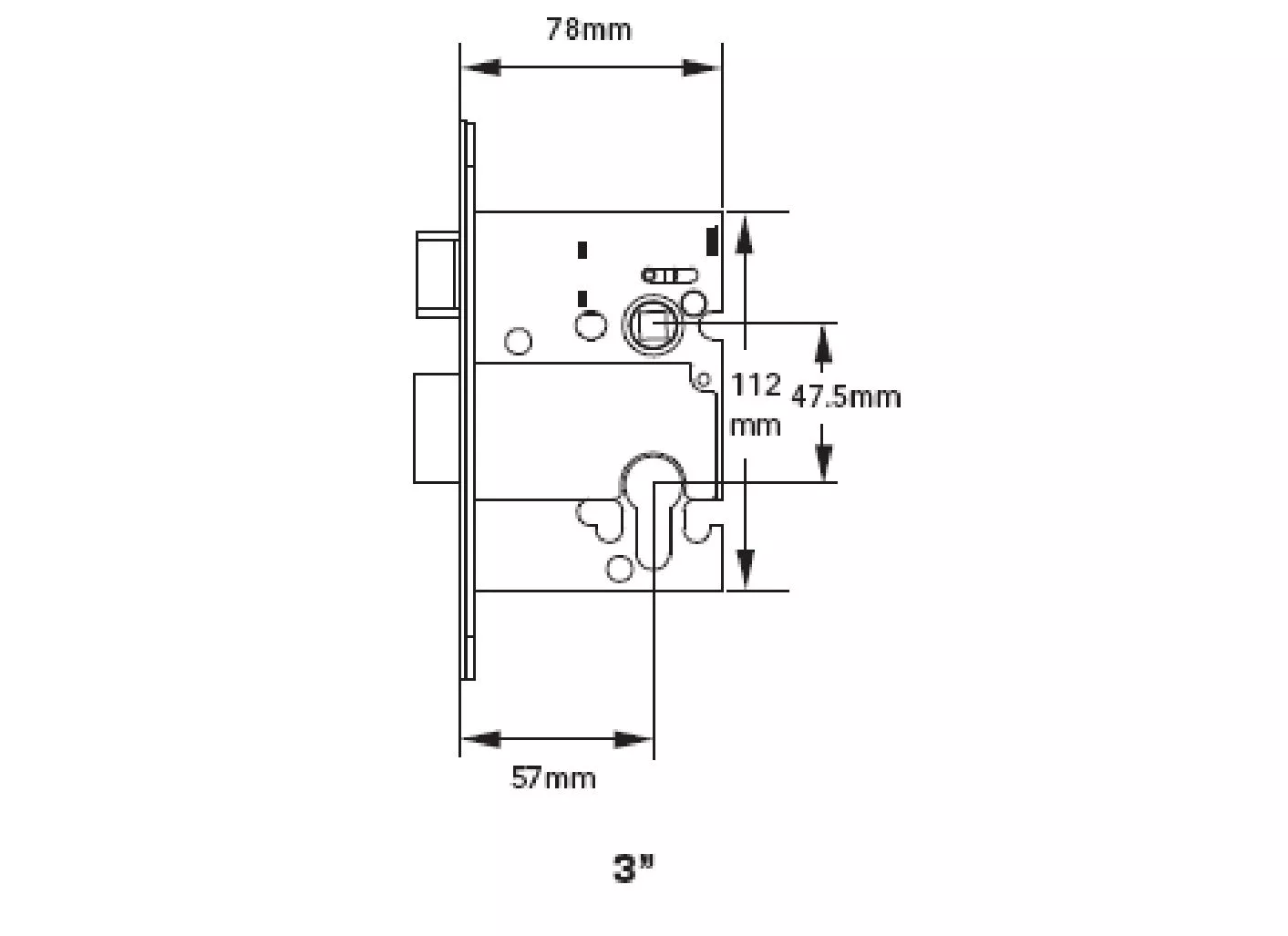 CARLISLE Set Satin Stainless Steel 76mm BS Euro Cylinder Sashlock & Turn 4 CARLISLE Set Satin Stainless Steel 76mm BS Euro Cylinder Sashlock & Turn - Image 2