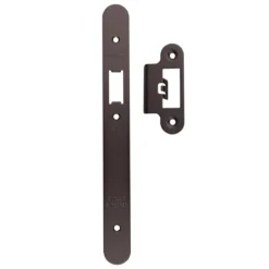 CARLISLE Matt Bronze Easi T Architectural Radius DIN Standard Latch | DLS0060LMBRZ-R -Ironmongery Experts Shop fsf5016mbrz r.jpg.mst