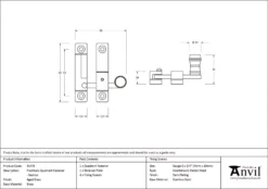 From The Anvil Aged Brass Prestbury Quadrant Fastener - Narrow | 45479 7 From The Anvil Aged Brass Prestbury Quadrant Fastener - Narrow | 45479 -Ironmongery Experts Shop hb8m8c4e.jpeg.mst