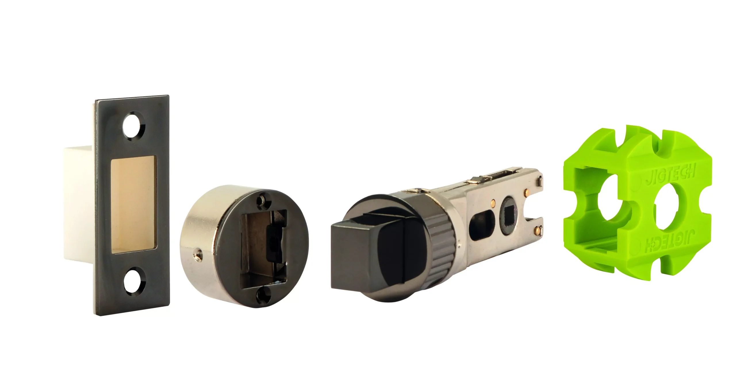 Jigtech Black Nickel 57mm Smart Bathroom Bolt | JTL4323 3 Jigtech Black Nickel 57mm Smart Bathroom Bolt | JTL4323