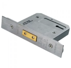CARLISLE 76mm Satin Stainless Steel Easi T 3 Lever Deadlock | LDS5330SSS