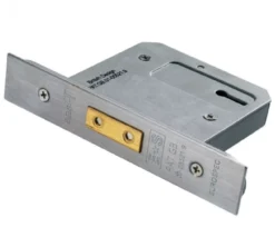 CARLISLE 64mm Satin Stainless Steel Easi T 5 Lever Deadlock | LDS5525SSS