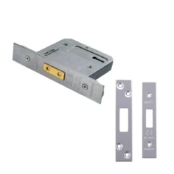 CARLISLE 64mm Polished Stainless Steel Easi T 5 Lever Deadlock | LDS5525BSS