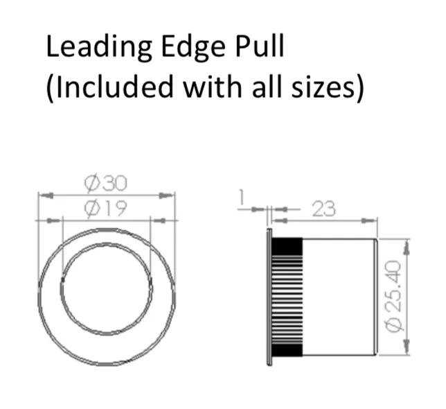 Set Matt Black 80mm Square Flush Pocket Door Handles | PH6080MB 6 Set Matt Black 80mm Square Flush Pocket Door Handles | PH6080MB - Image 4