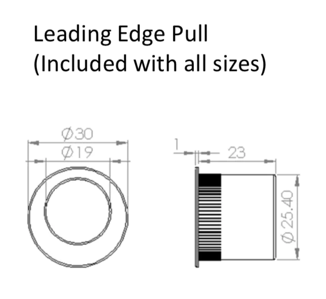 Set Matt Black 150mm Long Flush Pocket Door Pull Handles | PH7150MB 7 Set Matt Black 150mm Long Flush Pocket Door Pull Handles | PH7150MB - Image 5