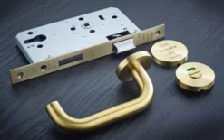 PVD Satin Brass DIN Standard 60mm Backset Lift To Lock | ZDL7260LLPVDSB -Ironmongery Experts Shop levers 9 1.jpg.mst