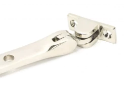 Anvil (8"") Polished Nickel Hammered Newbury Casement Window Stay | 46150 -Ironmongery Experts Shop polished nickel hammered stay 3 2.png.mst