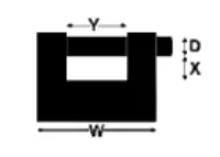 Federal FD741 100mm Rectangular Steel Padlock With Keying Options 4 Federal FD741 100mm Rectangular Steel Padlock With Keying Options - Image 2