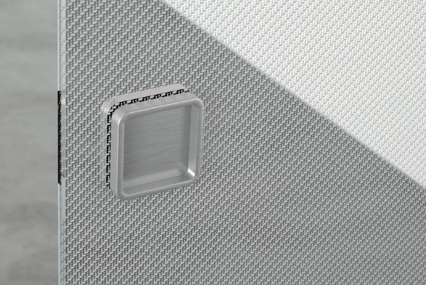 CARLISLE Quattro 58x58mm Square Stainless Steel Effect Sliding Door Grip Handle 5 CARLISLE Quattro 58x58mm Square Stainless Steel Effect Sliding Door Grip Handle - Image 3