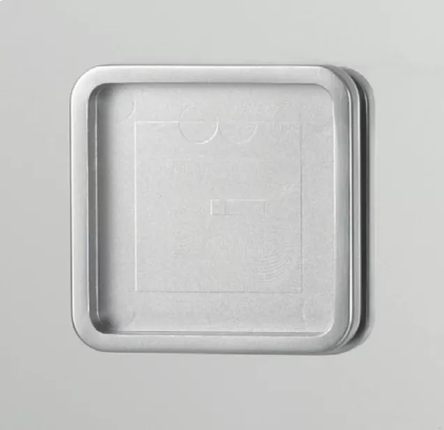 CARLISLE Quattro 58x58mm Square Stainless Steel Effect Sliding Door Grip Handle 3 CARLISLE Quattro 58x58mm Square Stainless Steel Effect Sliding Door Grip Handle