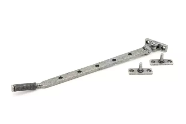 From The Anvil (12"") Pewter Brompton Casement Window Stay | 46190 4 From The Anvil (12"") Pewter Brompton Casement Window Stay | 46190 - Image 2