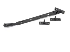 From The Anvil (10") Black Regency Casement Window Stay | 92106