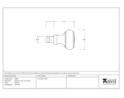 Pair From The Anvil Beeswax Regency Curtain Finial | 49898 -Ironmongery Experts Shop screen shot 2021 01 28 at 13.44.05.png.mst