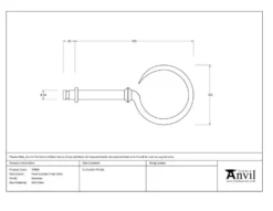 Pair From The Anvil Beeswax Hook Curtain Finial | 49904 -Ironmongery Experts Shop screen shot 2021 01 28 at 14.32.02.png.mst