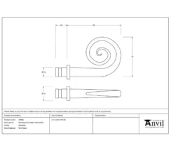 Pair From The Anvil Beeswax Monkeytail Curtain Finial | 49906 -Ironmongery Experts Shop screen shot 2021 01 28 at 14.39.04.png.mst