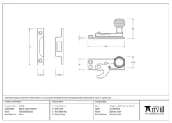 From The Anvil Polished Chrome Beehive Hook Fastener | 45938 -Ironmongery Experts Shop screen shot 2021 01 30 at 4.09.50 pm.png.mst