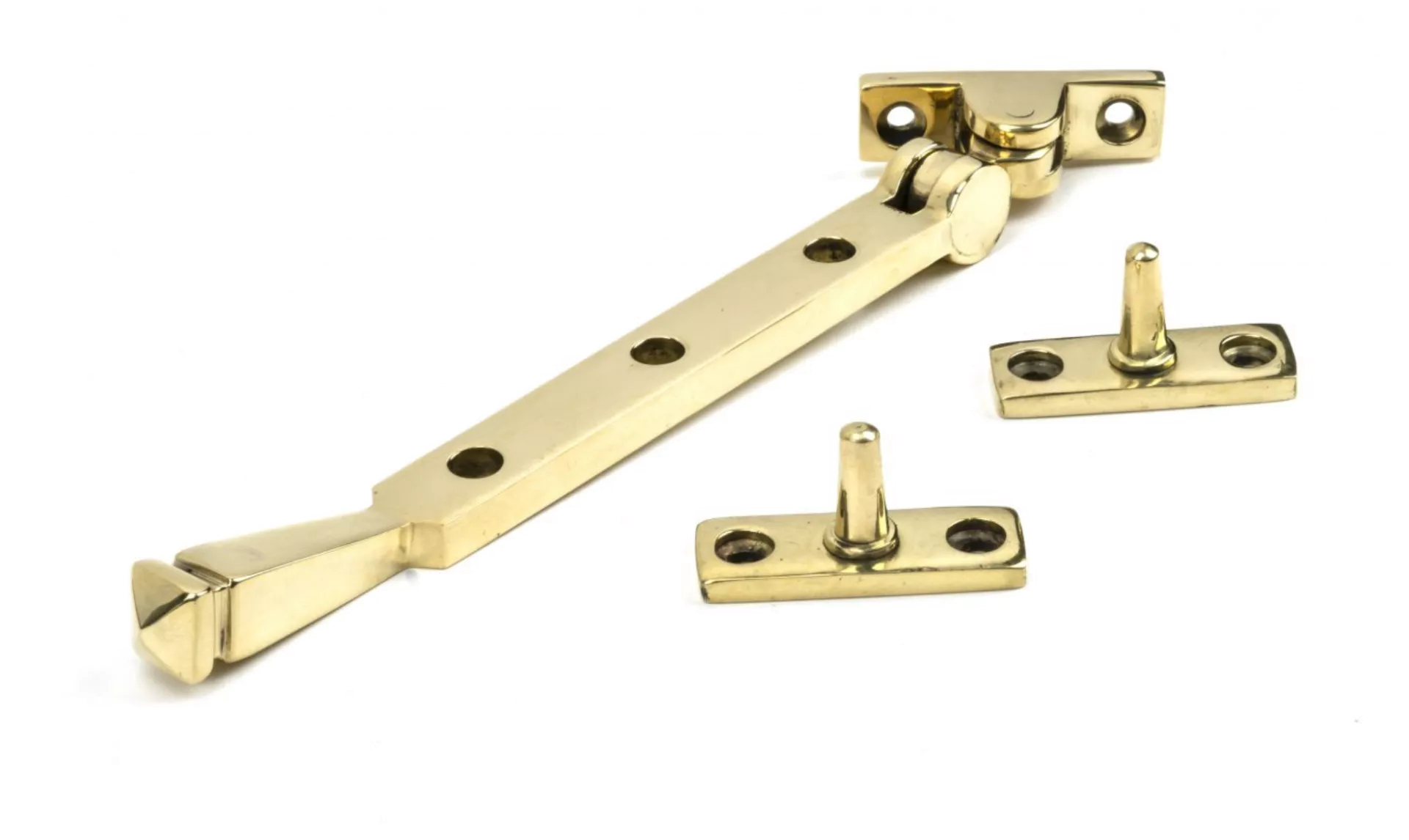 From The Anvil (8") Polished Brass Avon Casement Window Stay | 46712 3 From The Anvil (8") Polished Brass Avon Casement Window Stay | 46712