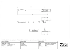 From The Anvil (8") Polished Brass Avon Casement Window Stay | 46712 7 From The Anvil (8") Polished Brass Avon Casement Window Stay | 46712 -Ironmongery Experts Shop screen shot 2021 10 13 at 10.31.50 am.png.mst