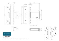 CARLISLE 76mm Satin Stainless Steel Easi T 5 Lever BS Deadlock | LDB5530SSS -Ironmongery Experts Shop screenshot 2021 01 07 at 10.08.19 1.png.mst
